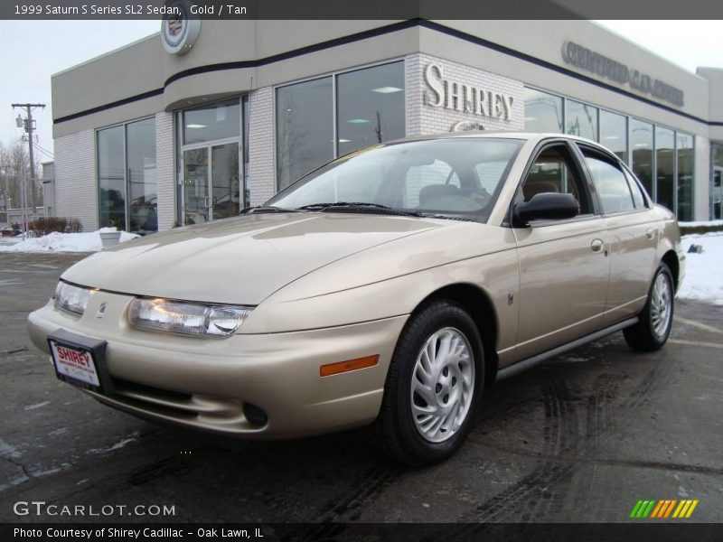Gold / Tan 1999 Saturn S Series SL2 Sedan