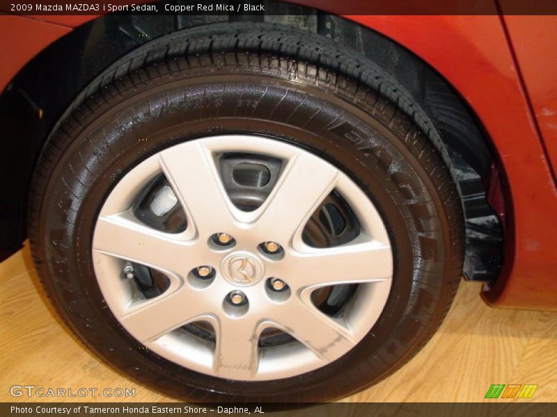 Copper Red Mica / Black 2009 Mazda MAZDA3 i Sport Sedan