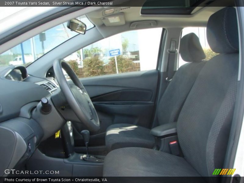 Silver Streak Mica / Dark Charcoal 2007 Toyota Yaris Sedan