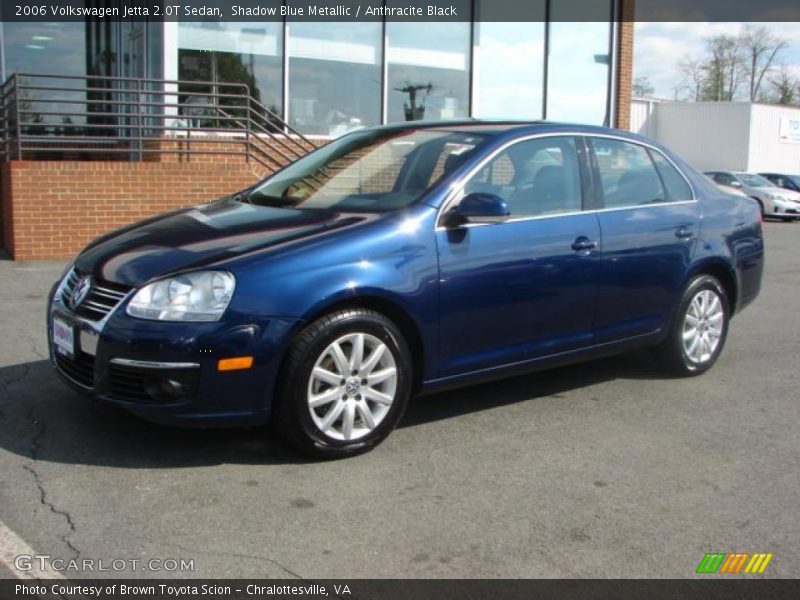 Shadow Blue Metallic / Anthracite Black 2006 Volkswagen Jetta 2.0T Sedan