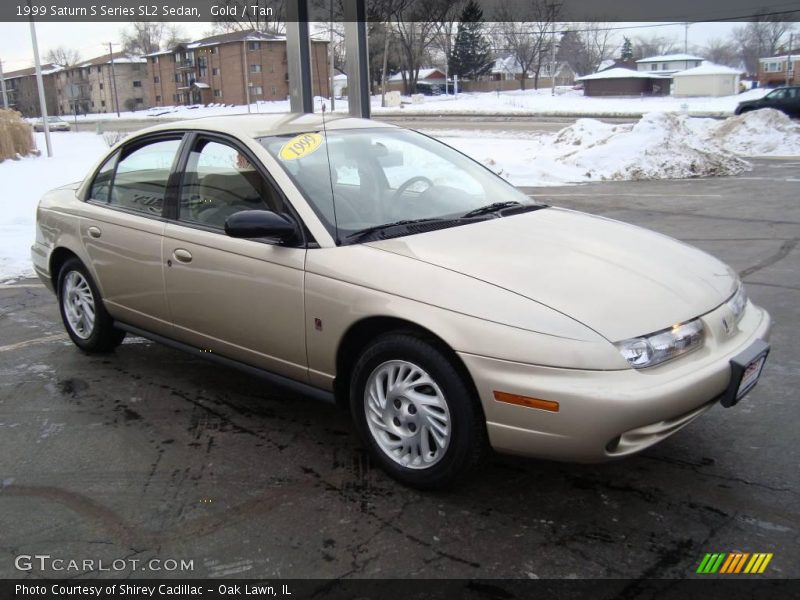 Gold / Tan 1999 Saturn S Series SL2 Sedan