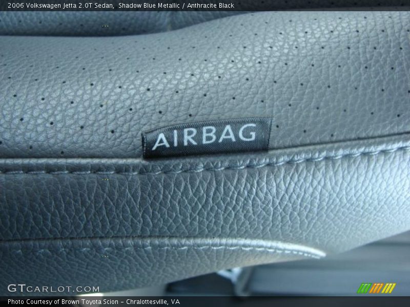 Shadow Blue Metallic / Anthracite Black 2006 Volkswagen Jetta 2.0T Sedan