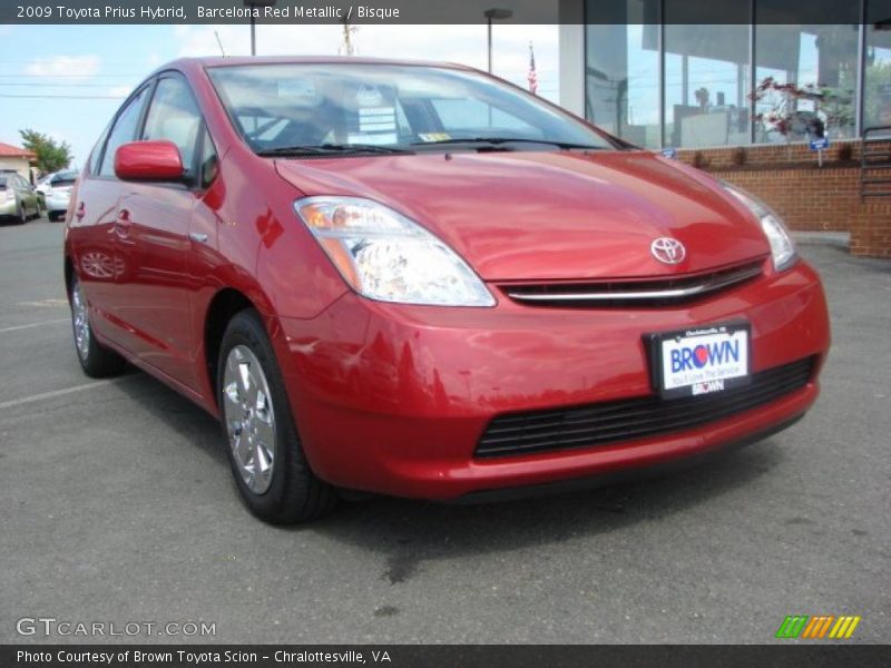 Barcelona Red Metallic / Bisque 2009 Toyota Prius Hybrid