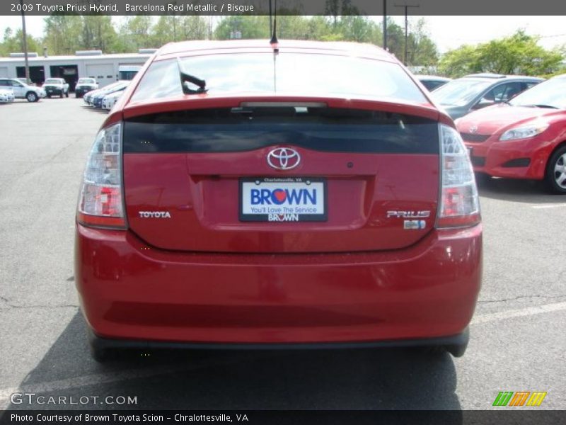 Barcelona Red Metallic / Bisque 2009 Toyota Prius Hybrid