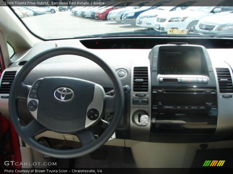 Barcelona Red Metallic / Bisque 2009 Toyota Prius Hybrid