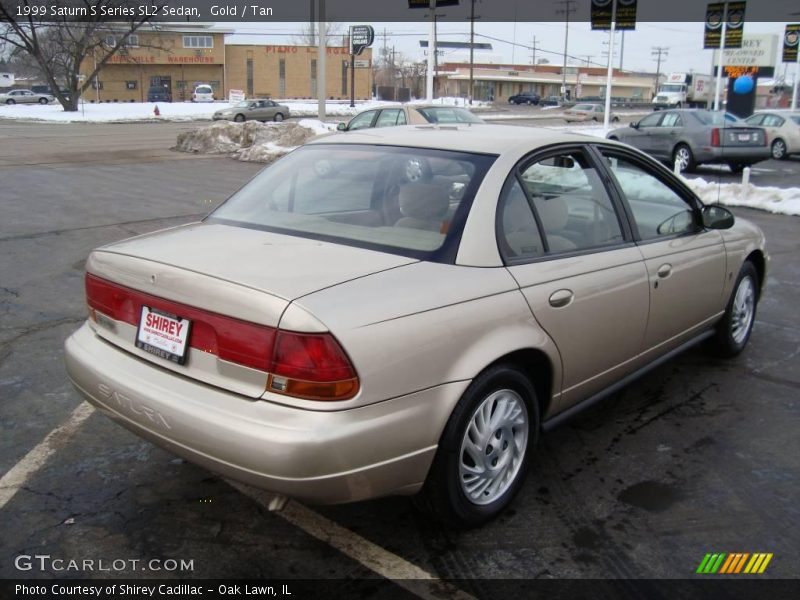 Gold / Tan 1999 Saturn S Series SL2 Sedan
