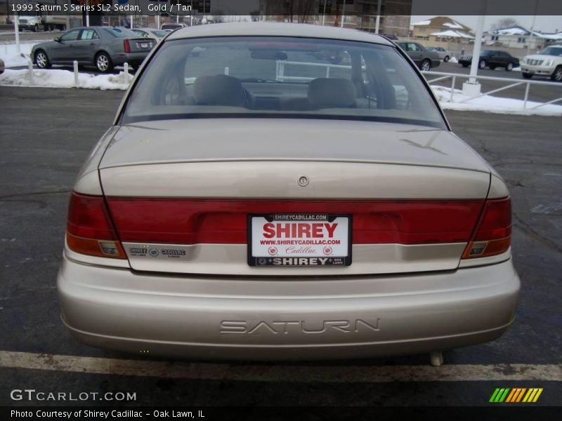 Gold / Tan 1999 Saturn S Series SL2 Sedan