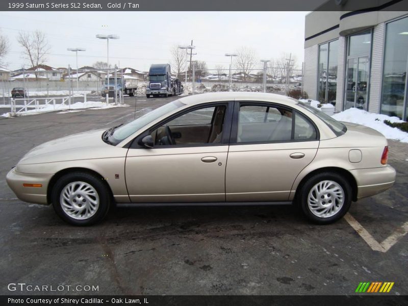 Gold / Tan 1999 Saturn S Series SL2 Sedan
