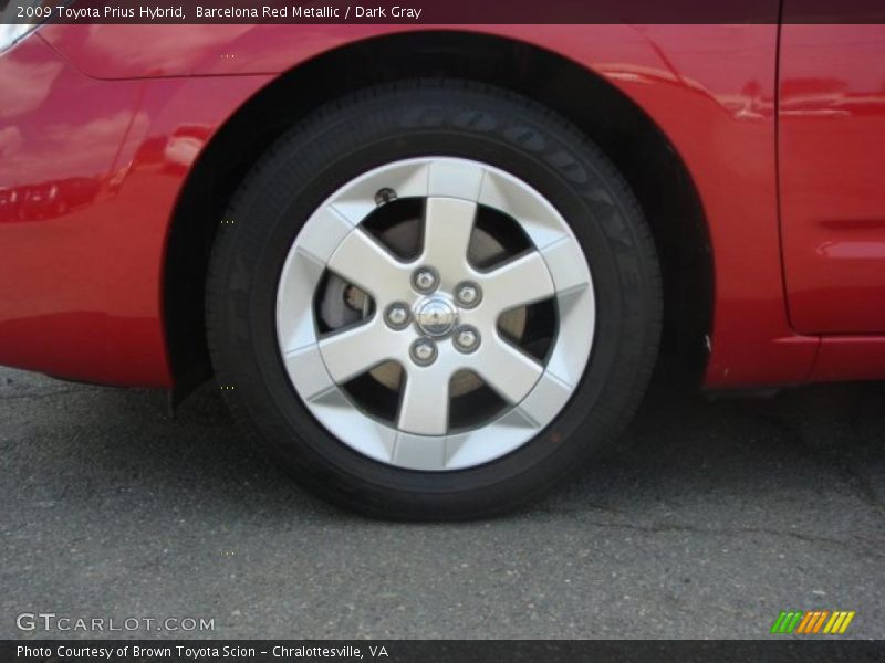 Barcelona Red Metallic / Dark Gray 2009 Toyota Prius Hybrid