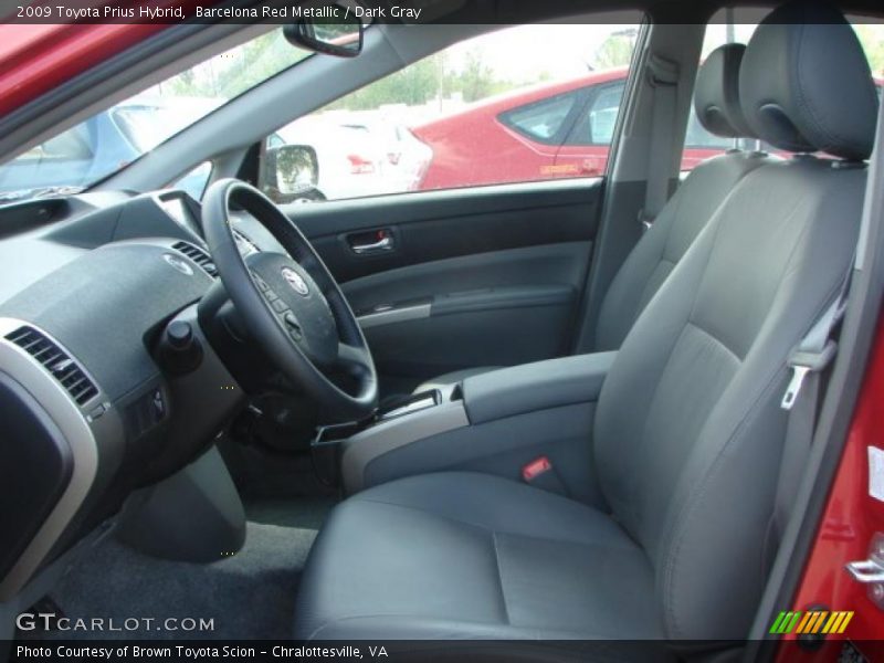Barcelona Red Metallic / Dark Gray 2009 Toyota Prius Hybrid
