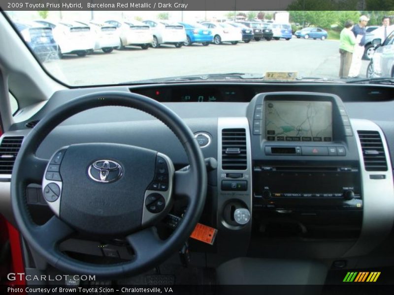 Barcelona Red Metallic / Dark Gray 2009 Toyota Prius Hybrid