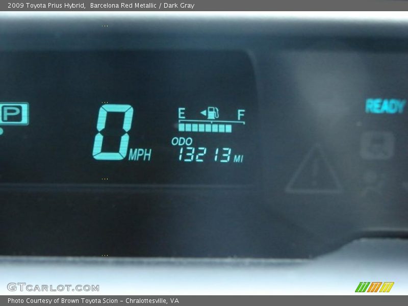 Barcelona Red Metallic / Dark Gray 2009 Toyota Prius Hybrid