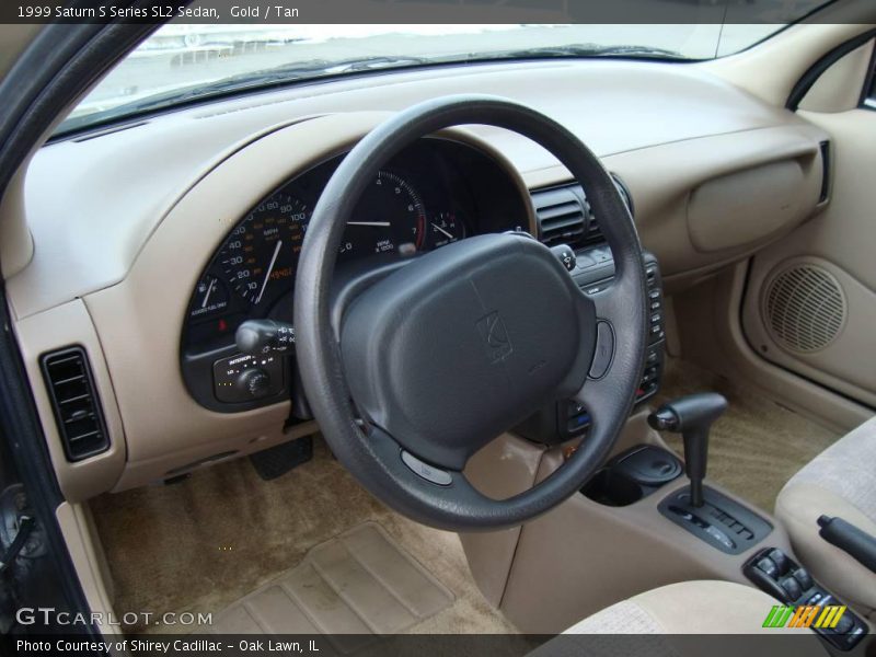 Gold / Tan 1999 Saturn S Series SL2 Sedan