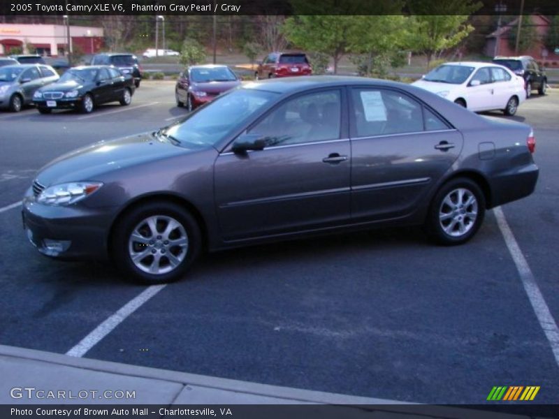 Phantom Gray Pearl / Gray 2005 Toyota Camry XLE V6