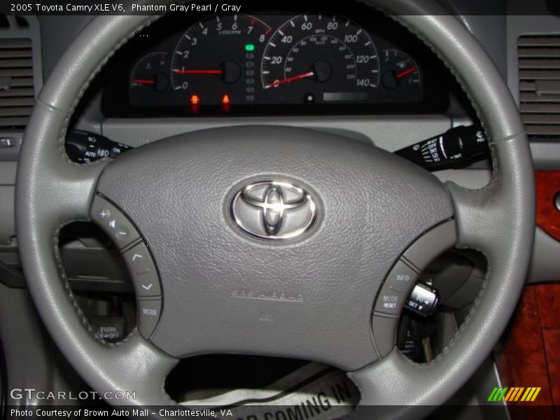 Phantom Gray Pearl / Gray 2005 Toyota Camry XLE V6