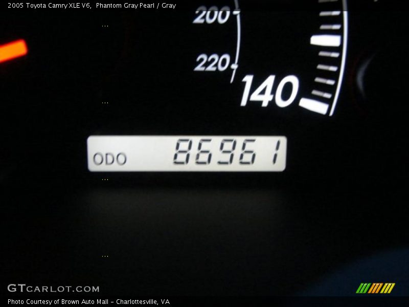 Phantom Gray Pearl / Gray 2005 Toyota Camry XLE V6