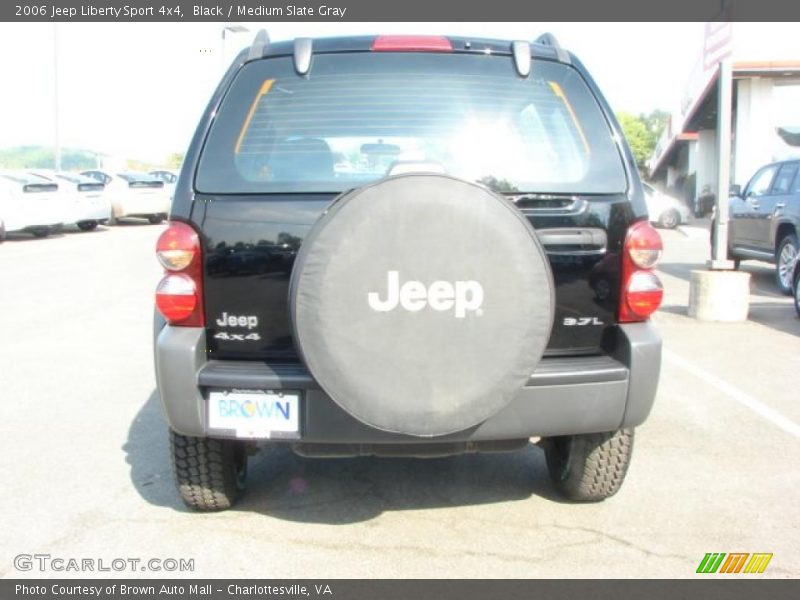 Black / Medium Slate Gray 2006 Jeep Liberty Sport 4x4