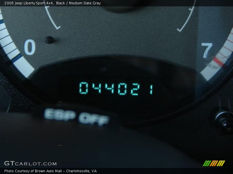 Black / Medium Slate Gray 2006 Jeep Liberty Sport 4x4