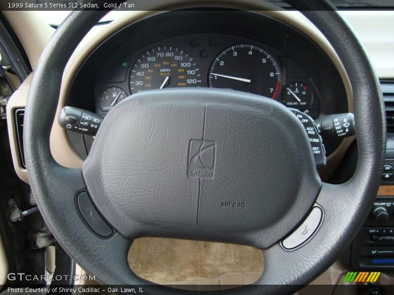 Gold / Tan 1999 Saturn S Series SL2 Sedan