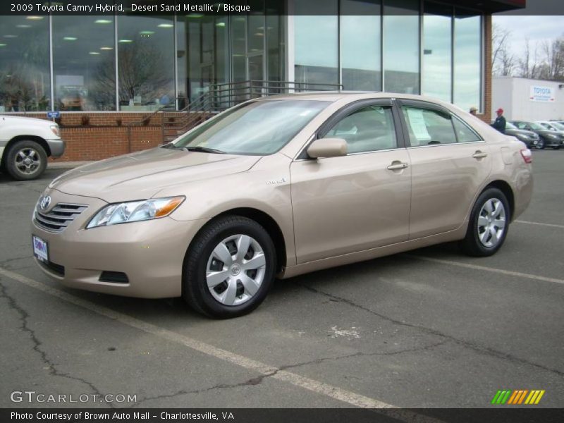 Desert Sand Metallic / Bisque 2009 Toyota Camry Hybrid