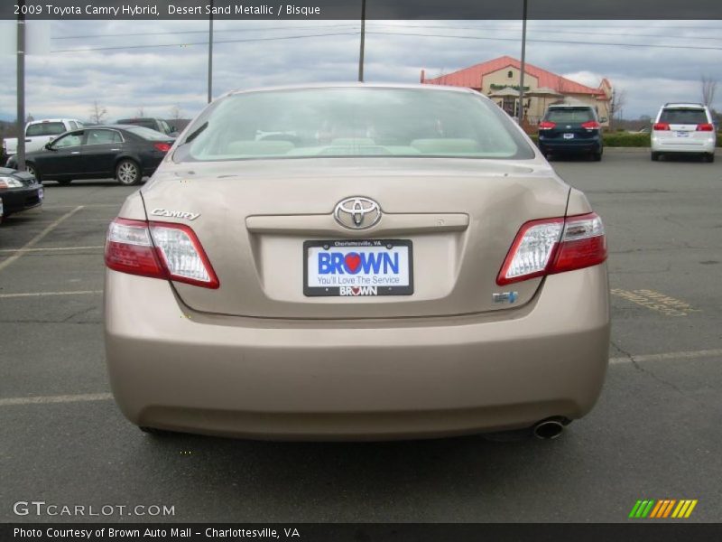 Desert Sand Metallic / Bisque 2009 Toyota Camry Hybrid