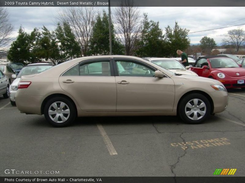 Desert Sand Metallic / Bisque 2009 Toyota Camry Hybrid