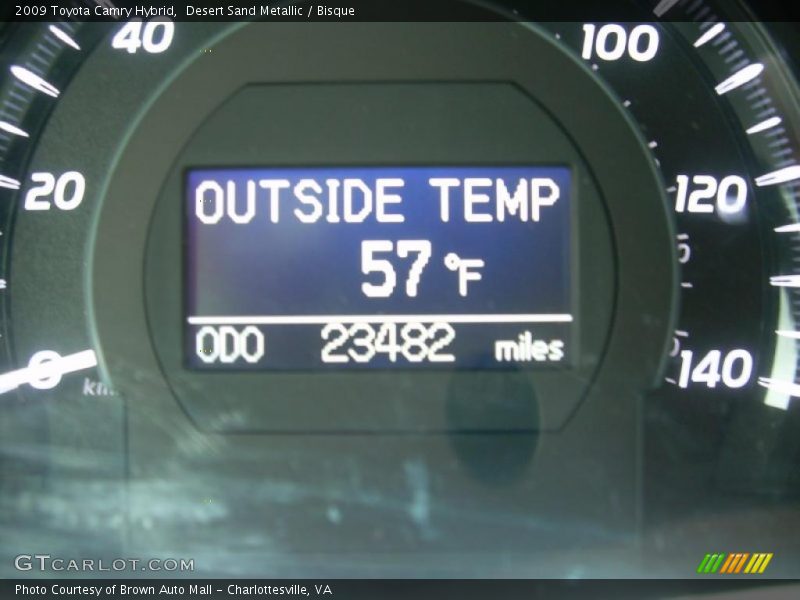 Desert Sand Metallic / Bisque 2009 Toyota Camry Hybrid