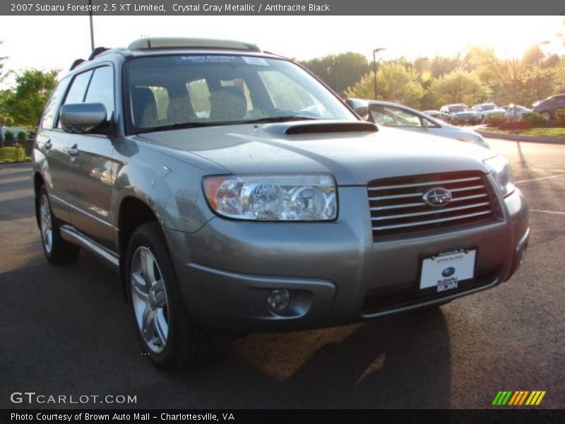 Crystal Gray Metallic / Anthracite Black 2007 Subaru Forester 2.5 XT Limited
