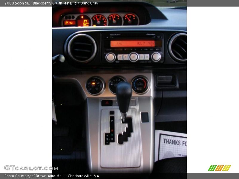 Blackberry Crush Metallic / Dark Gray 2008 Scion xB