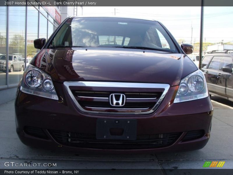 Dark Cherry Pearl / Ivory 2007 Honda Odyssey EX-L