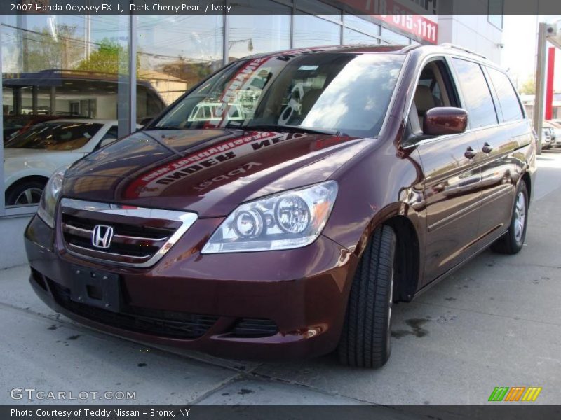 Dark Cherry Pearl / Ivory 2007 Honda Odyssey EX-L