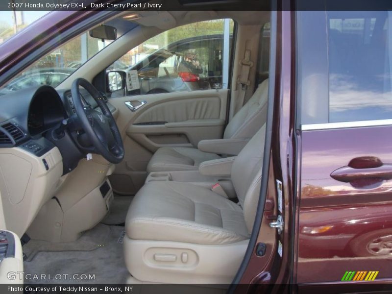 Dark Cherry Pearl / Ivory 2007 Honda Odyssey EX-L