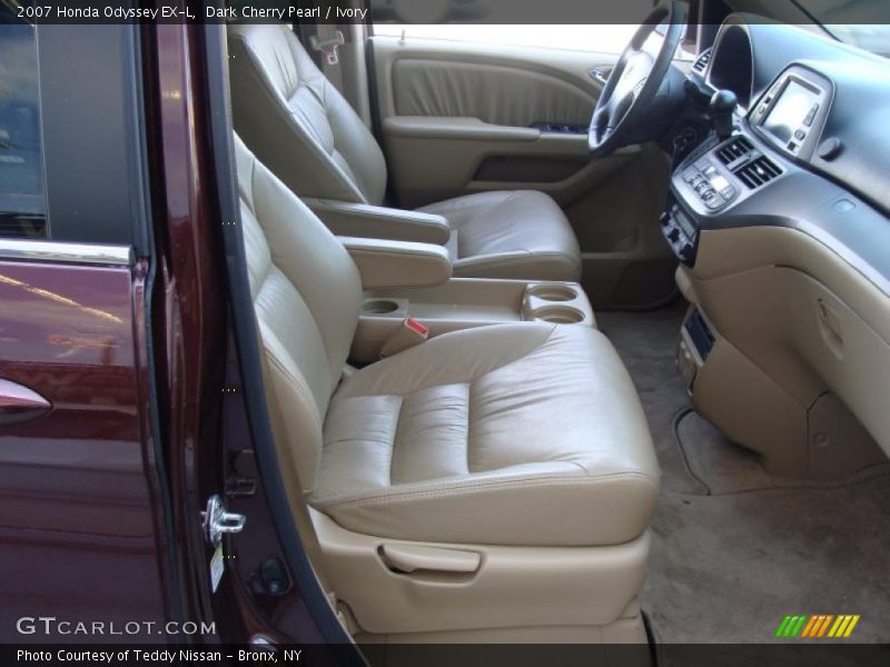 Dark Cherry Pearl / Ivory 2007 Honda Odyssey EX-L