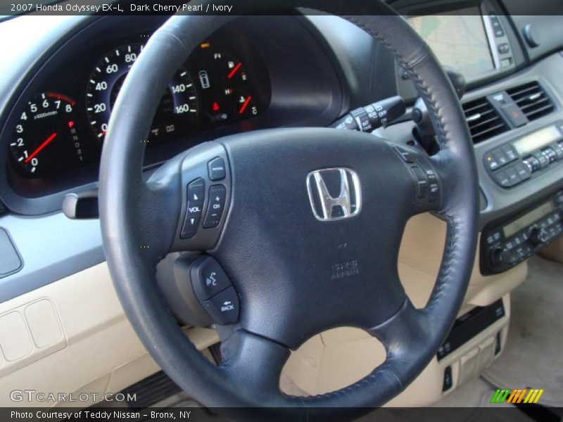 Dark Cherry Pearl / Ivory 2007 Honda Odyssey EX-L