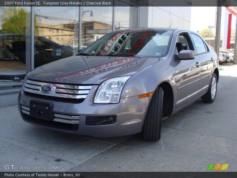 Tungsten Grey Metallic / Charcoal Black 2007 Ford Fusion SE