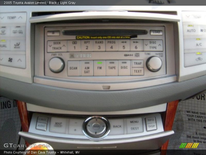Black / Light Gray 2005 Toyota Avalon Limited