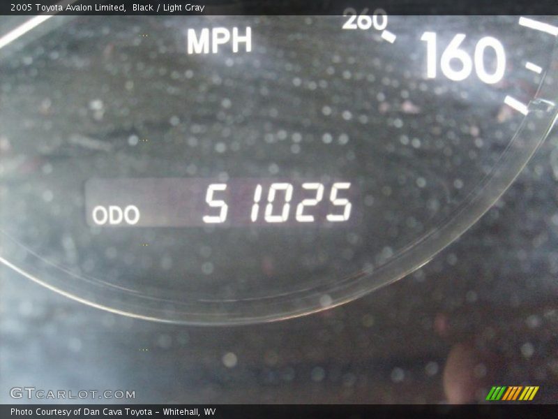 Black / Light Gray 2005 Toyota Avalon Limited