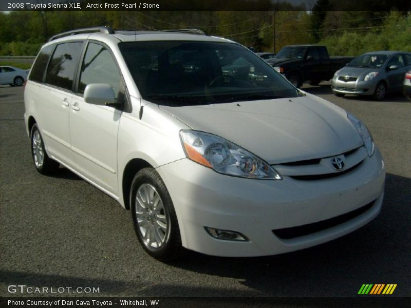 Arctic Frost Pearl / Stone 2008 Toyota Sienna XLE