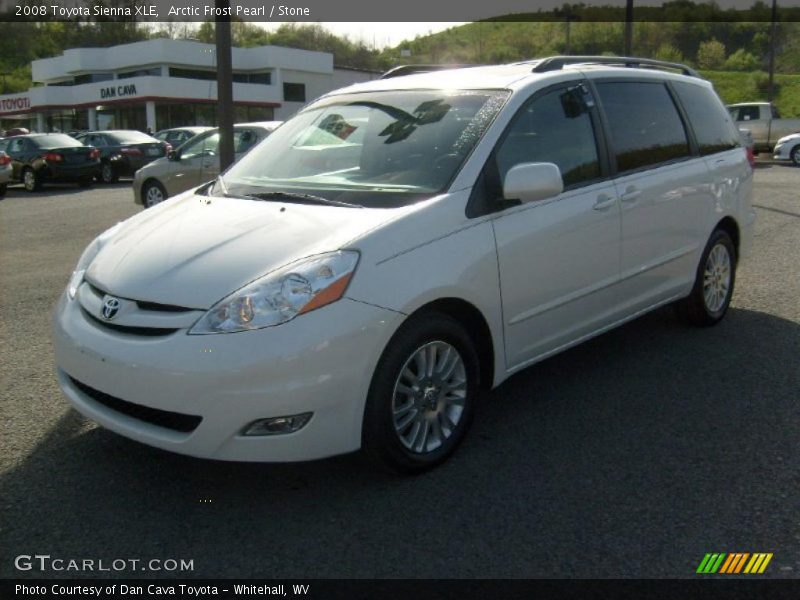 Arctic Frost Pearl / Stone 2008 Toyota Sienna XLE
