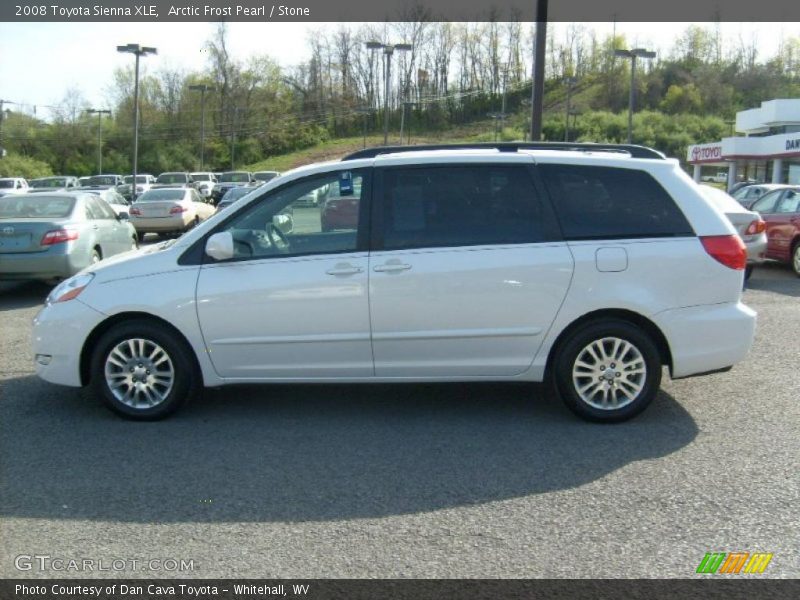 Arctic Frost Pearl / Stone 2008 Toyota Sienna XLE