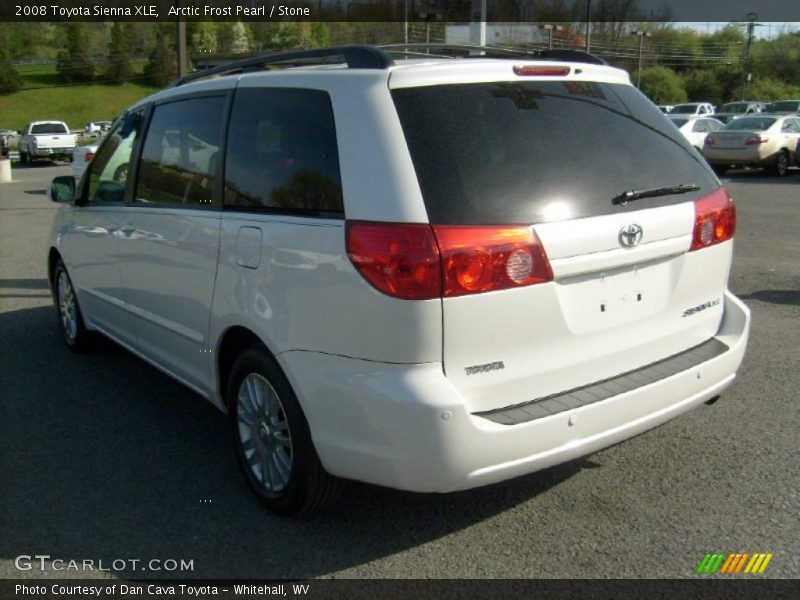 Arctic Frost Pearl / Stone 2008 Toyota Sienna XLE