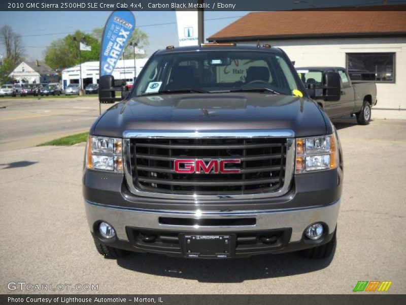 Carbon Black Metallic / Ebony 2010 GMC Sierra 2500HD SLE Crew Cab 4x4