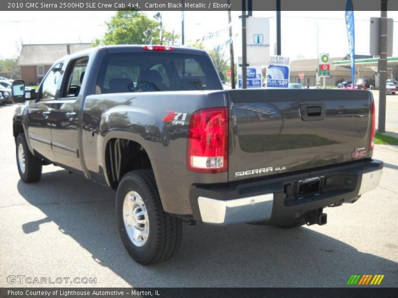 Carbon Black Metallic / Ebony 2010 GMC Sierra 2500HD SLE Crew Cab 4x4