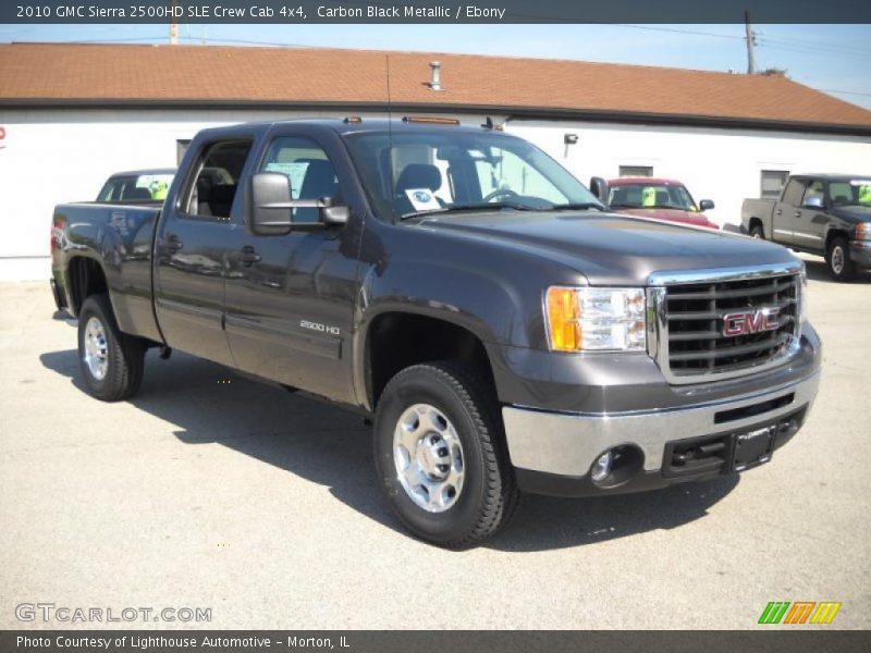 Carbon Black Metallic / Ebony 2010 GMC Sierra 2500HD SLE Crew Cab 4x4