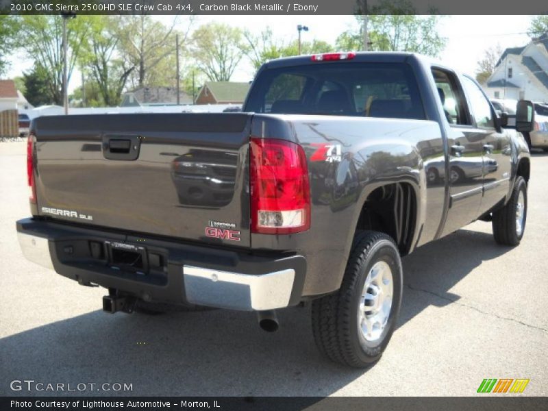Carbon Black Metallic / Ebony 2010 GMC Sierra 2500HD SLE Crew Cab 4x4