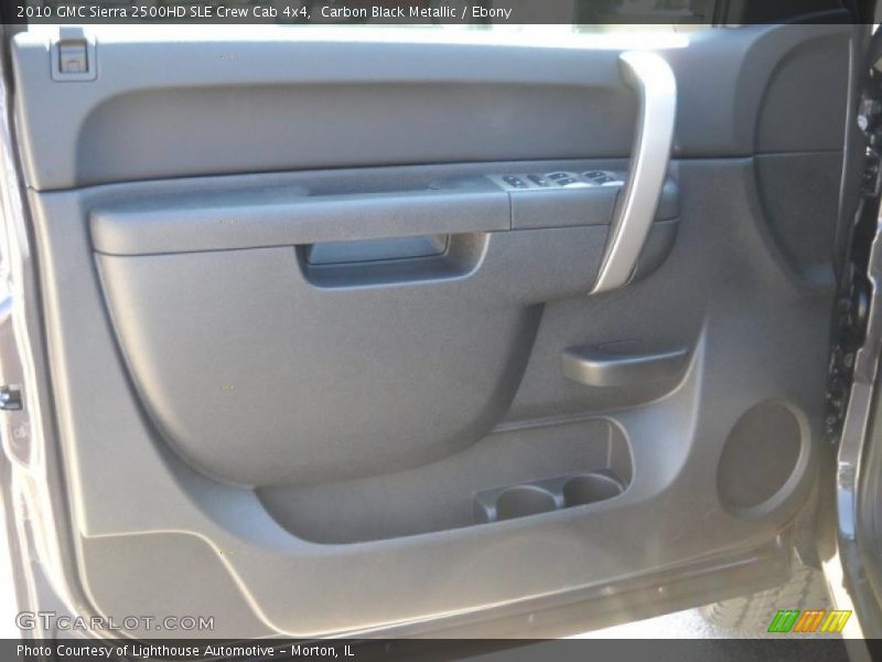 Carbon Black Metallic / Ebony 2010 GMC Sierra 2500HD SLE Crew Cab 4x4