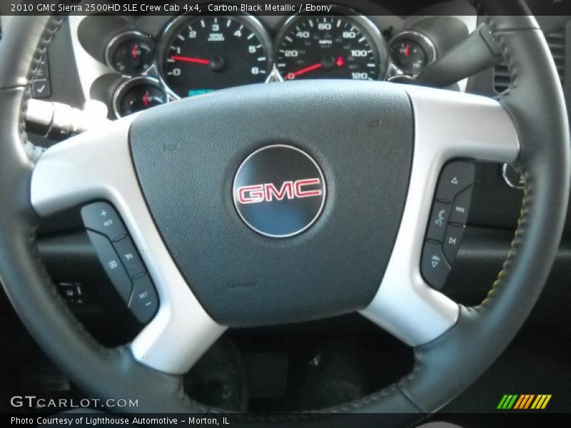 Carbon Black Metallic / Ebony 2010 GMC Sierra 2500HD SLE Crew Cab 4x4