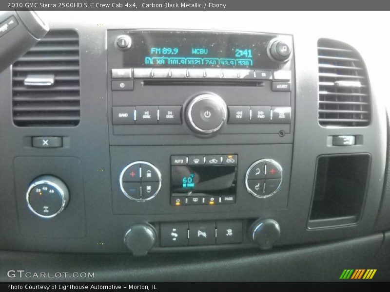 Carbon Black Metallic / Ebony 2010 GMC Sierra 2500HD SLE Crew Cab 4x4