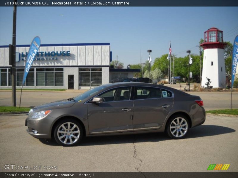 Mocha Steel Metallic / Cocoa/Light Cashmere 2010 Buick LaCrosse CXS