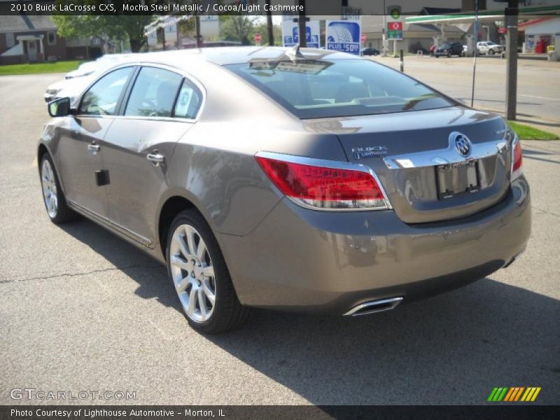 Mocha Steel Metallic / Cocoa/Light Cashmere 2010 Buick LaCrosse CXS